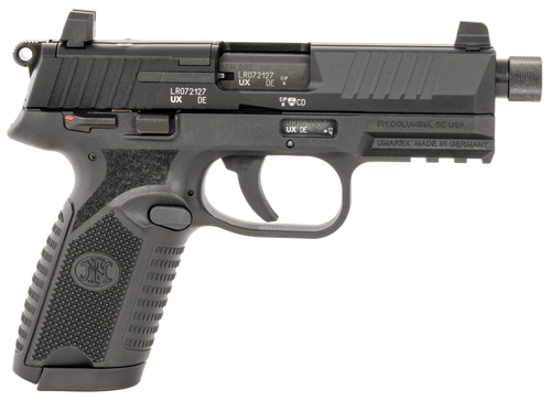 FN 502 Tactical 22 LR, 4.6" Threaded Barrel, Black, Optic Ready, 10rd - Firearm | The Gun Shop
