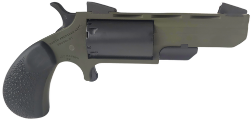 North American Arms Huntsman 22 LR/22 Mag, 2" Barrel, Olive Drab Green Cerakote, 5rd - Concealed Carry Guns | The Gun Shop