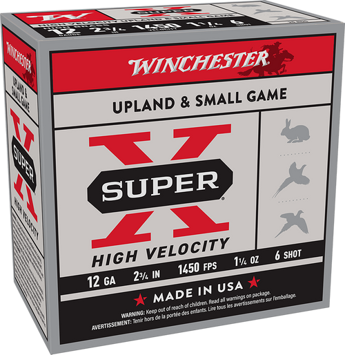 Winchester Super X 12 Ga, 2.75", 1 1/4 oz, 6 Shot, 25rd Box - Ammo | The Gun Shop