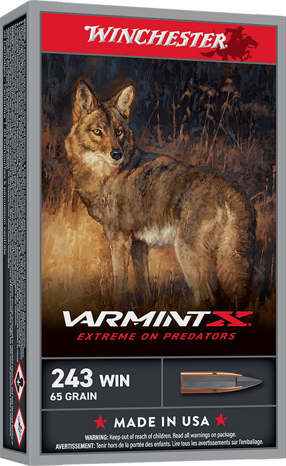 Winchester Varmint X 243 Winchester, 65gr, Extreme Point, 20rd Box - Ammo | The Gun Shop