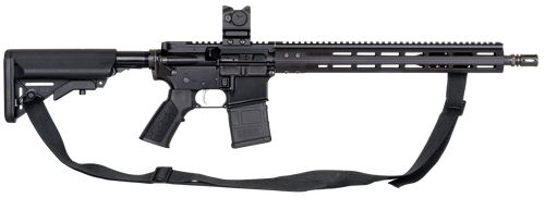 ALG Defense El Jefe 223 Remington/5.56x45mm, 16.25" Barrel, Black, Warner & Swasey Red Dot Sight, M-Lok Handguard, 30rd - AR-15 Rifles | The Gun Shop