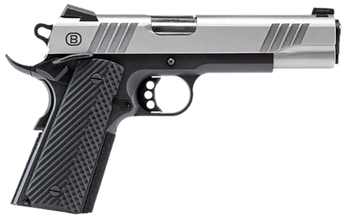 Bersa B1911 45 ACP, 5" Barrel, Silver Slide, Black Frame, 8rd - 1911 Guns | The Gun Shop