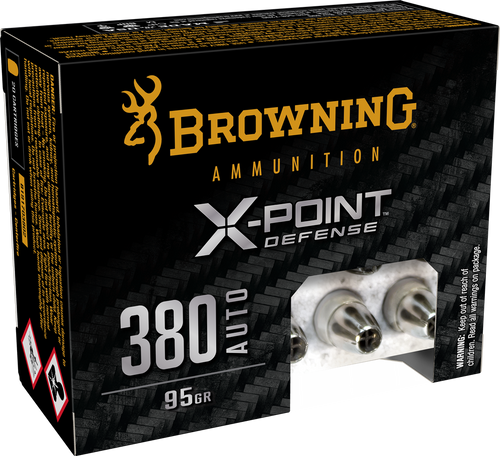Browning 380 ACP, 95gr, X-Point Defense, 20rd Box - Ammo | The Gun Shop