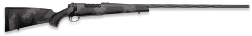 Weatherby Mark V Live Wild 257 Weatherby Magnum, 24" Threaded Barrel, Black w/ Gray Sponge Accent, 3rd - Firearm | The Gun Shop
