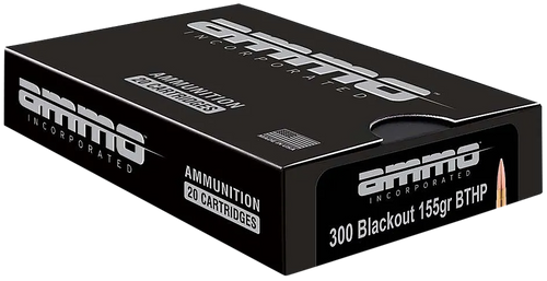 Ammo Inc Match 300 Blackout, 115gr, Boat Tail Hollow Point, 20rd Box - Ammo | The Gun Shop