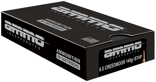 Ammo Inc Match 6.5 Creedmoor, 140gr, Boat Tail Hollow Point, 20rd Box - Ammo | The Gun Shop