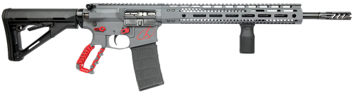 Watchtower Type 15 223 Wylde, 16" Threaded Barrel, Gray Cerakote, Red Engraved Logo, 30rd - AR-15 Rifles | The Gun Shop