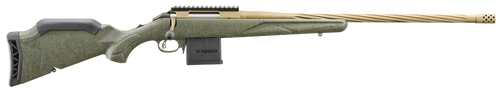 Ruger American Predator Gen 2 350 Legend, 22" Threaded Bronze Barrel, Green Splatter, 5rd - Firearm | The Gun Shop