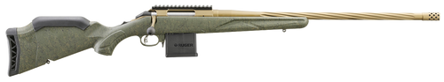 Ruger American Predator Gen 2 22 ARC, 22" Threaded Bronze Barrel, Green Splatter, 10rd - Firearm | The Gun Shop