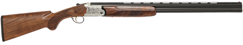 Chiappa 202AE 20 Ga, 3" Chamber 26" Barrel, Nickel Engraved Rec, Walnut Furniture, 2rd - Chiappa | The Gun Shop