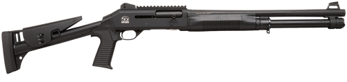 Chiappa 601 Tactical 12 Ga, 3" Chamber 18.5" Barrel, Black, Rubber Grip, 5rd - Chiappa | The Gun Shop
