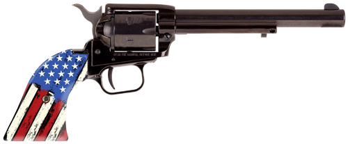 Heritage Rough Rider 22 LR, 6.5" Barrel, Black, USA Flag Grip, 6rd - Firearm | The Gun Shop