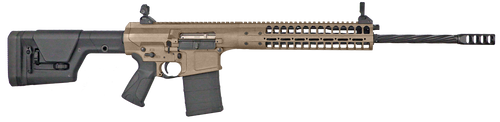 LWRC REPR MKII 308/762NATO, 20" Spiral Fluted Barrel, Threaded 5/8x24, Ultra Muzzle Brake, FDE, PRS Stock, 20rd Mag - AR-10 Rifles | The Gun Shop