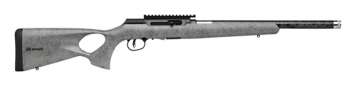 Savage Arms A Series TimberLite 22 LR, 18" Threaded Barrel, Gray Black Webbing, 10rd - Firearm | The Gun Shop