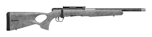 Savage Arms B Series TimberLite 22 LR, 18" Threaded Barrel, Gray Black Webbing, 10rd - Firearm | The Gun Shop
