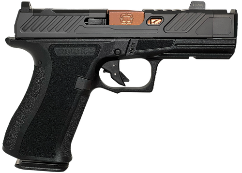 Shadow Systems CR920XP Elite 9mm, 3.65" Bronze Compensated Barrel, Black, Optic Ready, 15rd - Firearm | The Gun Shop