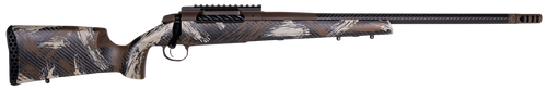 Weatherby 307 Alpine CT 300 PRC, 22" Threaded Barrel, WYO Brown & Backpack Brushed Accents, Brown Rec, 3rd - Firearm | The Gun Shop