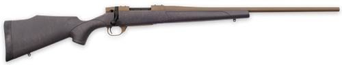 Weatherby Vanguard Weatherguard 7mm-08 Remington, 22" Threaded Barrel, Black w/ Bronze Webbing, 5rd - Firearm | The Gun Shop