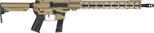 CMMG Resolute MK17 9mm, 16.1" Taper Threaded Barrel, Coyote Tan Cerakote, CMMG RipStock, 33rd - AR-15 Rifles | The Gun Shop
