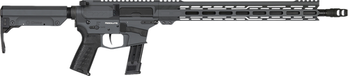 CMMG Resolute MK17 9mm, 16.1" Taper Threaded Barrel, Sniper Gray Cerakote, CMMG RipStock, 33rd - AR-15 Rifles | The Gun Shop