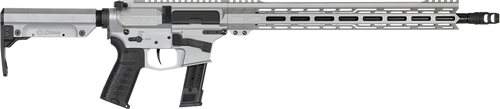 CMMG Resolute MK17 9mm, 16.1" Taper Threaded Barrel, Titanium Cerakote, CMMG RipStock, 33rd - AR-15 Rifles | The Gun Shop