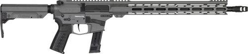 CMMG Resolute MK17 9mm, 16.1" Taper Threaded Barrel, Tungsten Cerakote, CMMG RipStock, 33rd - AR-15 Rifles | The Gun Shop