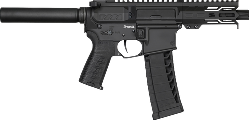 CMMG Banshee MK4 22 LR, 4.5" Taper Threaded Barrel, Black Cerakote, Pistol Tube, 25rd - AR-15 Pistols | The Gun Shop