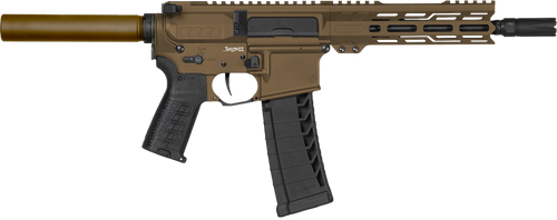 CMMG Banshee MK4 22 LR, 9" Taper Threaded Barrel, Midnight Bronze Cerakote, Pistol Tube, 25rd - AR-15 Pistols | The Gun Shop