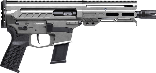 CMMG Dissent MKG 45 ACP, 6.5" Taper Threaded Barrel, Tungsten Cerakote, 13rd - AR-15 Pistols | The Gun Shop
