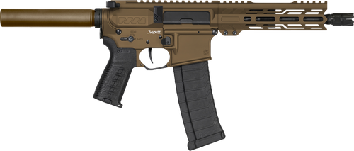 CMMG Banshee MK4 4.6x30mm, 8" Taper Threaded Barrel, Midnight Bronze Cerakote, Pistol Tube, 40rd - AR-15 Pistols | The Gun Shop
