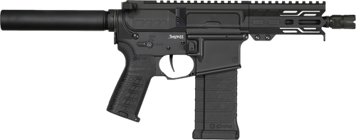 CMMG Banshee MK4 5.7x28mm, 5" Taper Threaded Barrel, Black Cerakote, Buffer Tube, 32rd - AR-15 Pistols | The Gun Shop