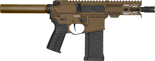 CMMG Banshee MK4 5.7x28mm, 5" Taper Threaded Barrel, Midnight Bronze Cerakote, Pistol Tube, 32rd - AR-15 Pistols | The Gun Shop