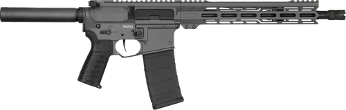 CMMG Banshee MK4 5.56x45mm, 12.5" Taper Threaded Barrel, Tungsten Cerakote, Pistol Tube, 30rd - AR-15 Pistols | The Gun Shop