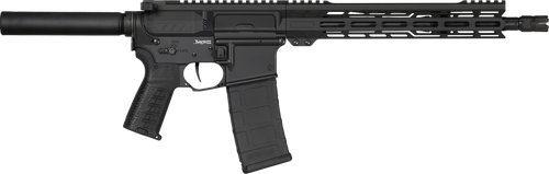 CMMG Banshee MK4 5.56x45mm, 10.5" Taper Threaded Barrel, Black Cerakote, Pistol Tube, 30rd - AR-15 Pistols | The Gun Shop