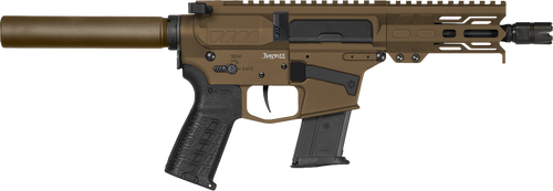 CMMG Banshee MK57 5.7x28mm, 5" Taper Threaded Barrel, Midnight Bronze Cerakote, Pistol Tube, 20rd - AR-15 Pistols | The Gun Shop