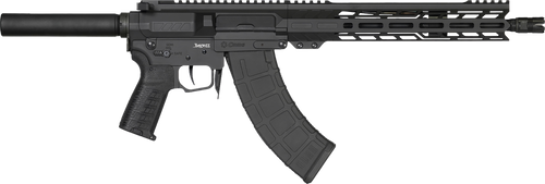 CMMG Banshee MK47 7.62x39mm, 12.5" Taper Threaded Barrel, Black Cerakote, Buffer Tube, 30rd - AR-15 Pistols | The Gun Shop