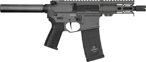 CMMG Banshee MK4 9mm, 5" Taper Threaded Barrel, Tungsten Cerakote, Pistol Tube, 30rd - AR-15 Pistols | The Gun Shop
