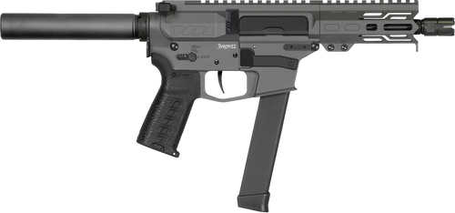 CMMG Banshee MKGS 9mm, 5" Taper Threaded Barrel, Tungsten Cerakote, Pistol Tube, 33rd - AR-15 Pistols | The Gun Shop