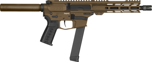 CMMG Banshee MKGS 9mm, 8" Taper Threaded Barrel, Midnight Bronze Cerakote, Pistol Tube, 33rd - AR-15 Pistols | The Gun Shop