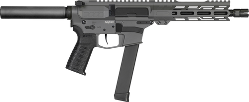 CMMG Banshee MKGS 9mm, 8" Taper Threaded Barrel, Tungsten Cerakote, Pistol Tube, 33rd - AR-15 Pistols | The Gun Shop