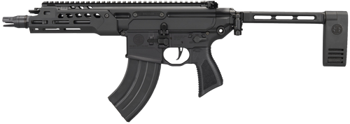 Sig Sauer MCX Rattler LT 7.62x39mm, 7.75" Threaded Barrel, Black, Pivoting Contour Brace, 28rd - Firearm | The Gun Shop