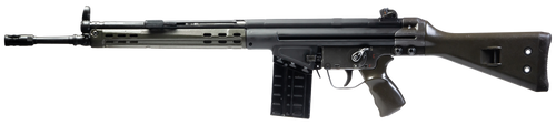 Century CA-3 7.62x51mm, 18" Threaded Barrel, Black, Olive Drab Green Furniture, 20rd - Century Arms | The Gun Shop