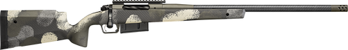 Springfield 2020 Waypoint 300 PRC, 24" Threaded Carbon Fiber Barrel, Evergreen Camo, Green Rec, 3rd - Firearm | The Gun Shop