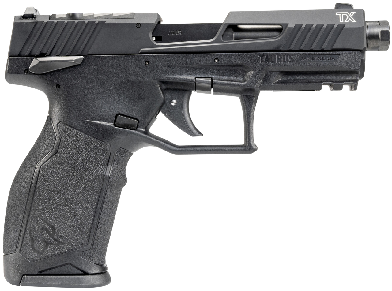 Taurus TX22 Gen 2 22 LR, 4.1" Threaded Barrel, Black Cerakote, 10rd - Taurus | The Gun Shop