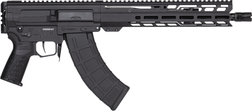 CMMG Dissent MK47 7.62x39mm, 12.5" Threaded Barrel, Black Armor Cerakote, 30rd - AR-15 Pistols | The Gun Shop