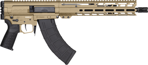 CMMG Dissent MK47 7.62x39mm, 12.5" Threaded Barrel, Coyote Tan Cerakote, 30rd - AR-15 Pistols | The Gun Shop