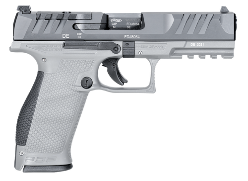 Walther PDP 9mm, 4.5" Barrel, Gray Polymer, Optic Ready, 18rd - Firearm | The Gun Shop