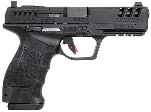 SAR USA SAR9 Gen 3 9mm, 4.4" Barrel, Black Cerakote, 17rd - Firearm | The Gun Shop