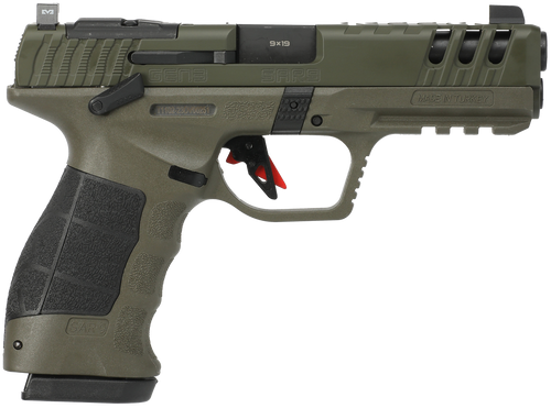SAR USA SAR9 Gen3 9mm, 4.4" Barrel, Olive Drab Green Cerakote, 17rd - Firearm | The Gun Shop