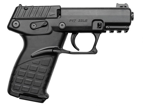 Kel-Tec P17 22 LR, 3.8" Threaded Barrel, Black, Fiber Optic Sight, 10rd - Concealed Carry Guns | The Gun Shop